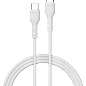 Devia Cable C-C 1m 60W blanco Kintone Series