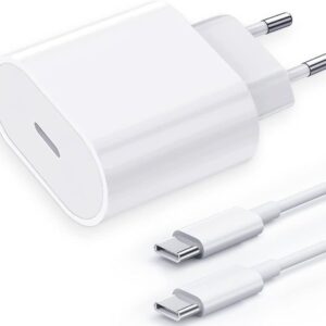 Samsung cargador USBC y cable USBC blanco 15W