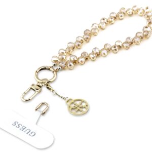 Guess cordón mano universal charm crystal dorado