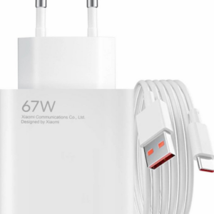 Xiaomi cargador USBA y cable USBC 67W