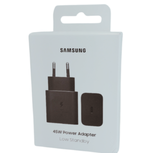 Samsung cargador solo tipo C 45W negro
